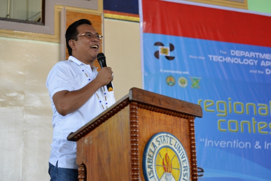 Engr. Sancho A. Mabborang, Regional Director of DOST R02, graces the opening program with an inspirational message